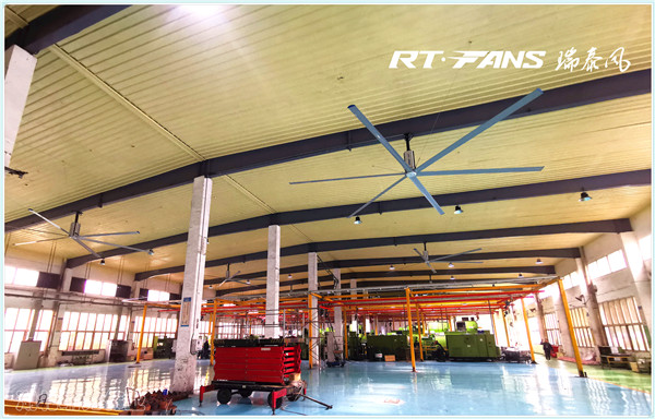 工業(yè)大風(fēng)扇，工業(yè)大吊扇，瑞泰風(fēng)工業(yè)風(fēng)扇，瑞泰風(fēng)工業(yè)大吊扇，廠房通風(fēng)降溫，工廠車間降溫通風(fēng)