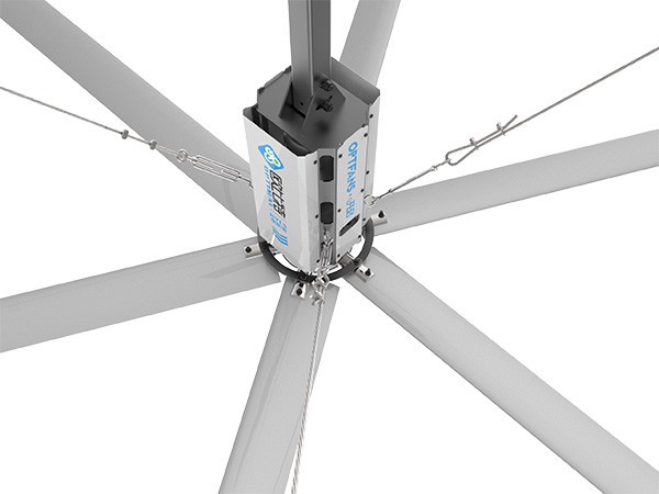 工業(yè)風(fēng)扇轉(zhuǎn)動對屋頂結(jié)構(gòu)的沖擊大嗎？