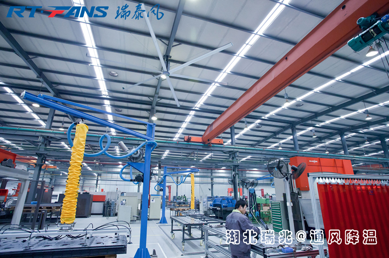 7.3米工業(yè)大風(fēng)扇為什么覆蓋面積可達(dá)1000平米以上？